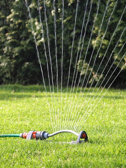 lawn oscillating sprinkler